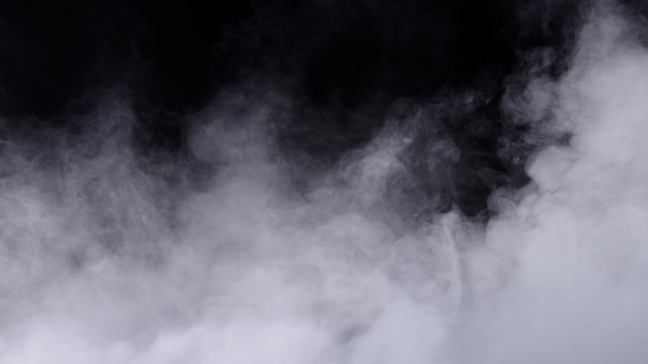 hielo seco realista nubes de humo niebla