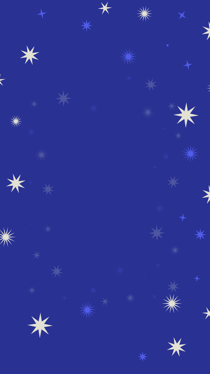 An animation of Silver stars background design