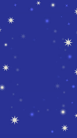 an animation of silver stars background design