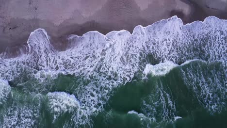 beach shoreline from the air