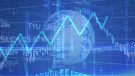 Procesamiento-De-Datos-Financieros-Sobre-El-Mundo-Contra-El-Fondo-Azul.