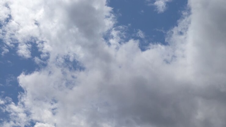 Shooting of clouds in the sky