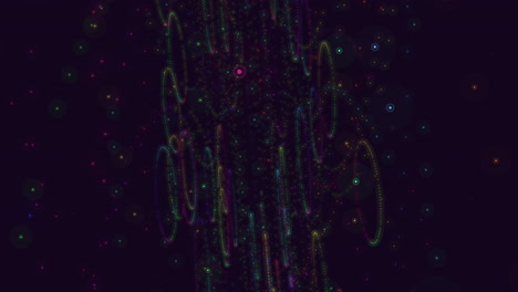 encantador cielo nocturno estrellas brillantes y planetas misteriosos