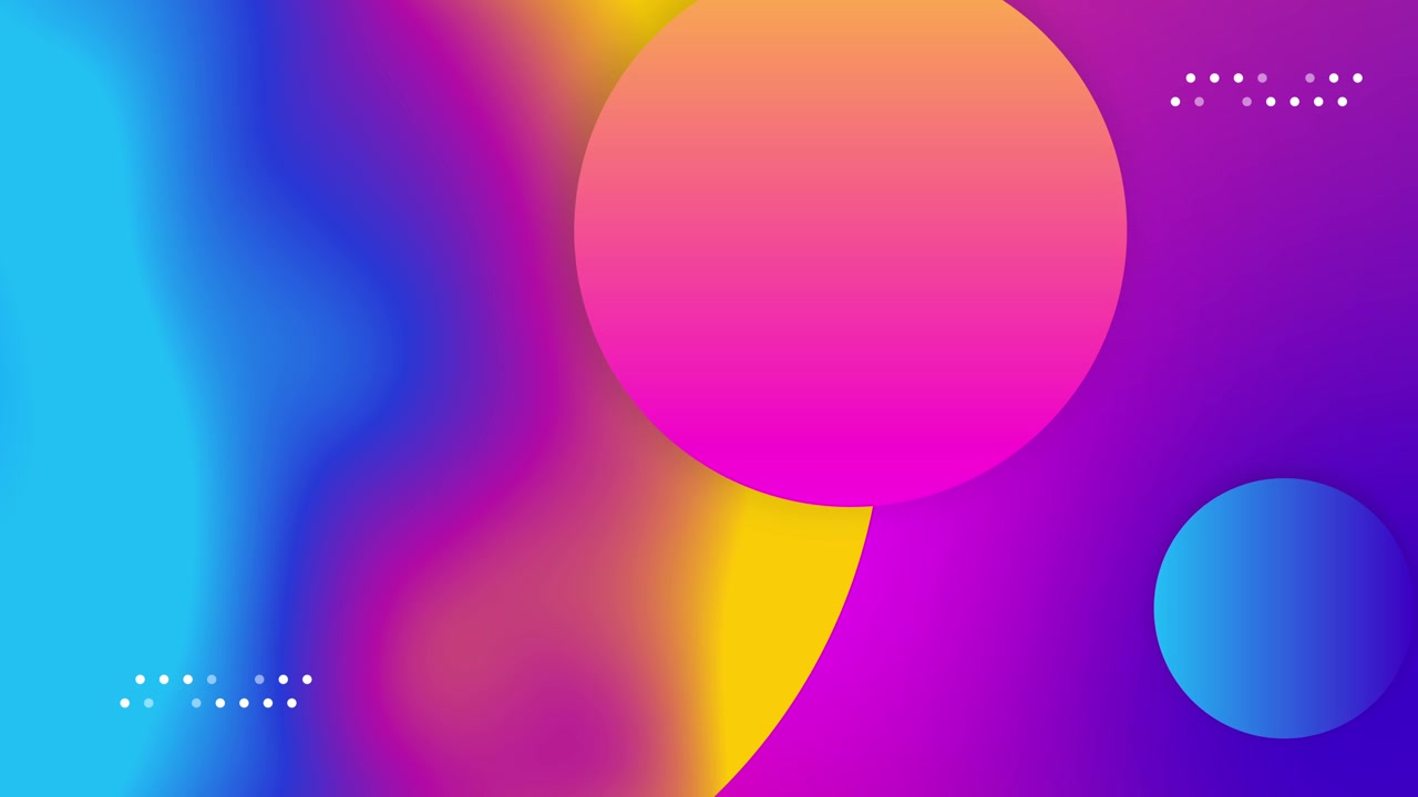 Abstract Motion Background with Vibrant Gradient Shapes