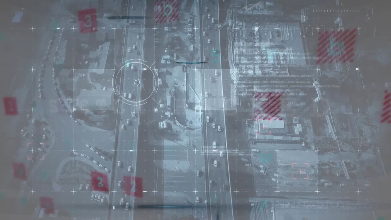 Round scanner and data processing against cityscape