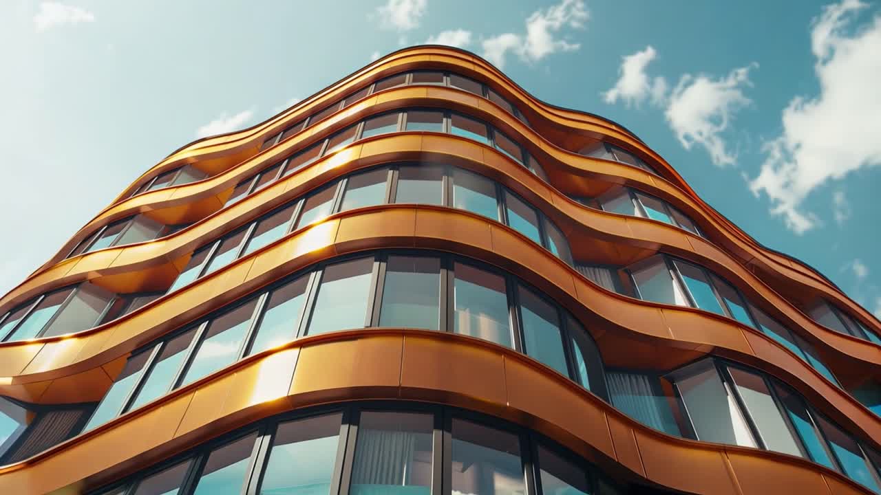 Modern architecture building exterior