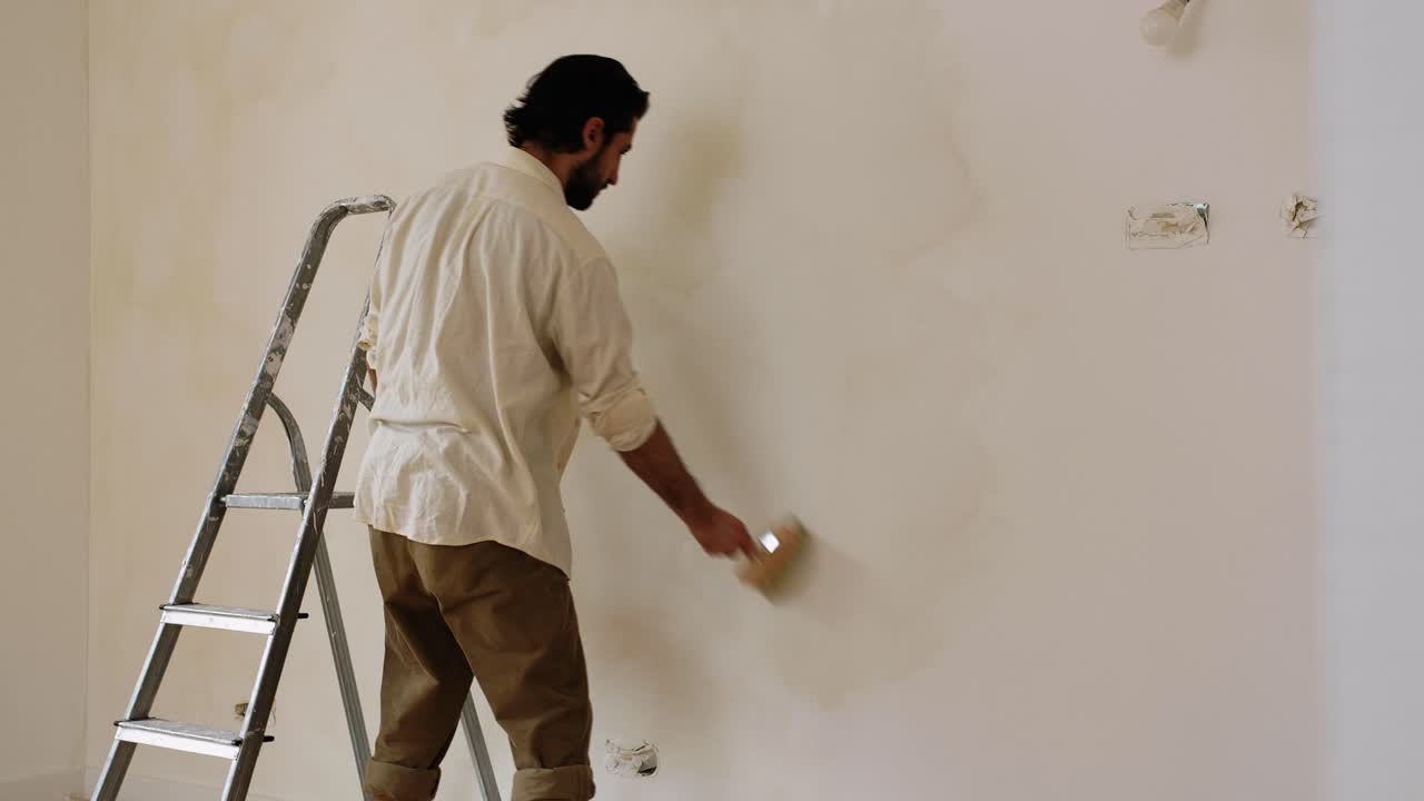 decoración personalizada de pintura de pared con lavado de cal