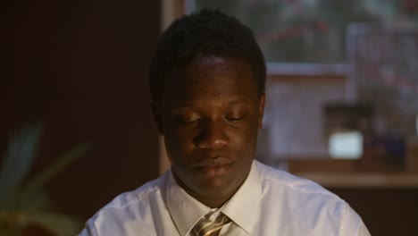 young man in formal attire