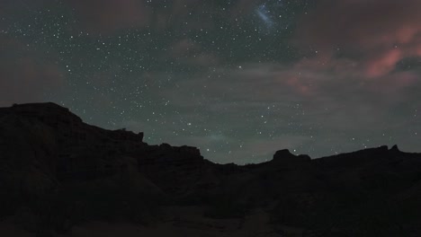 mountains silhouette landscape in cafayate ravine nature reserve, argentina