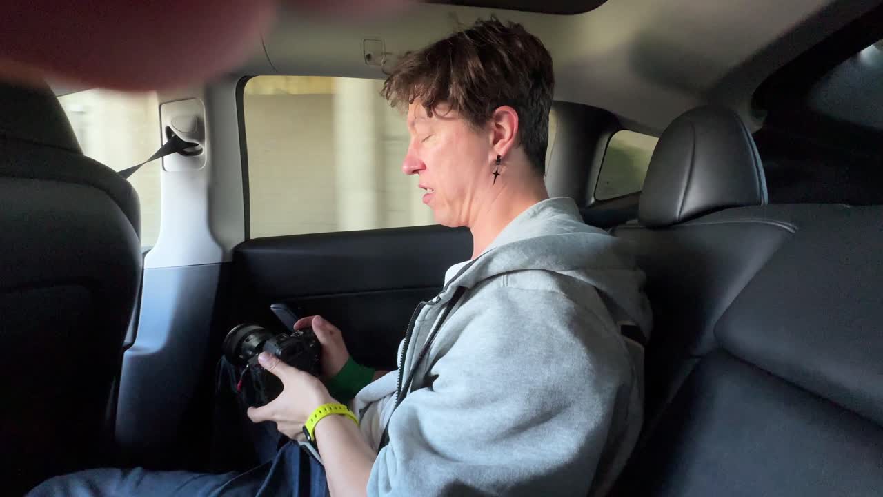 Tesla Model 3 Back Seat Passengers