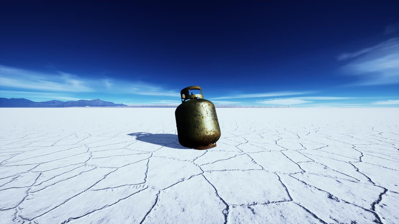 소금 호수 에 있는  ⁇ 은 위험 가스 컨테이너