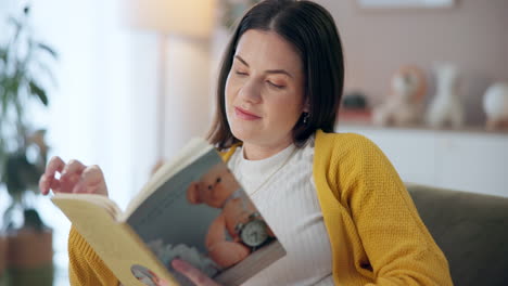 woman reading a book indoors