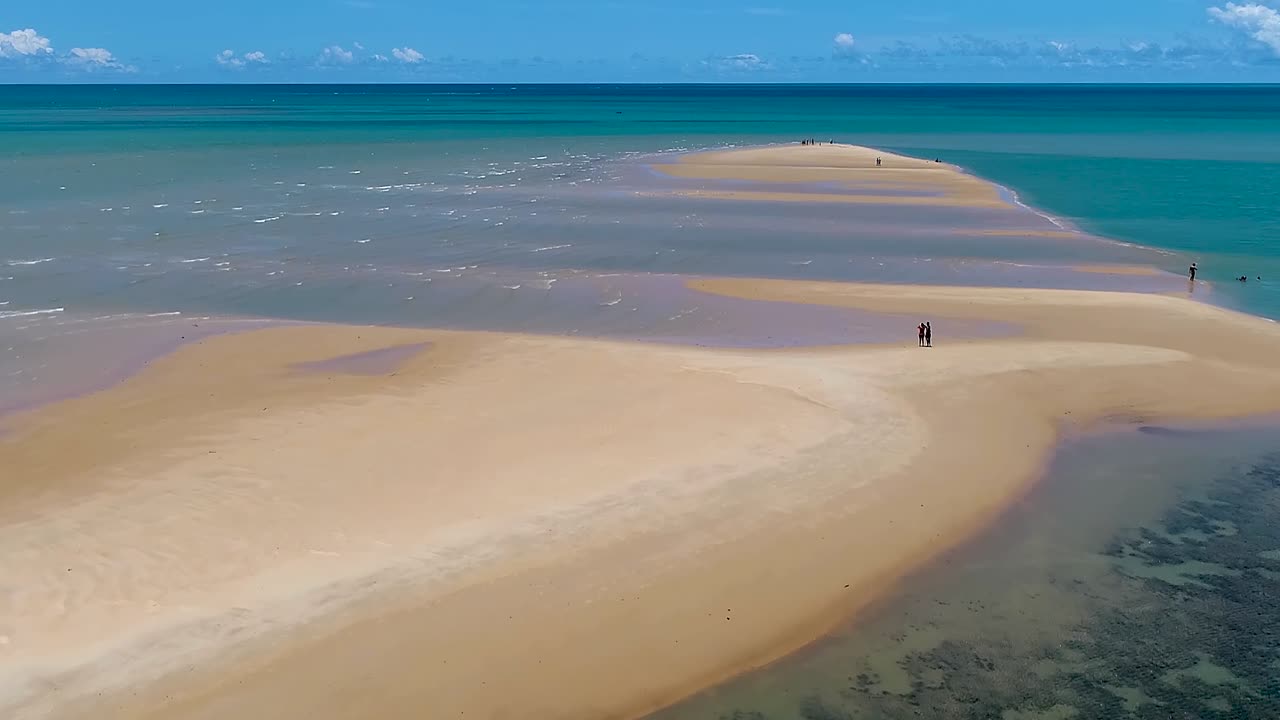 corumbau playa tropical paisaje de verano en bahia brasil