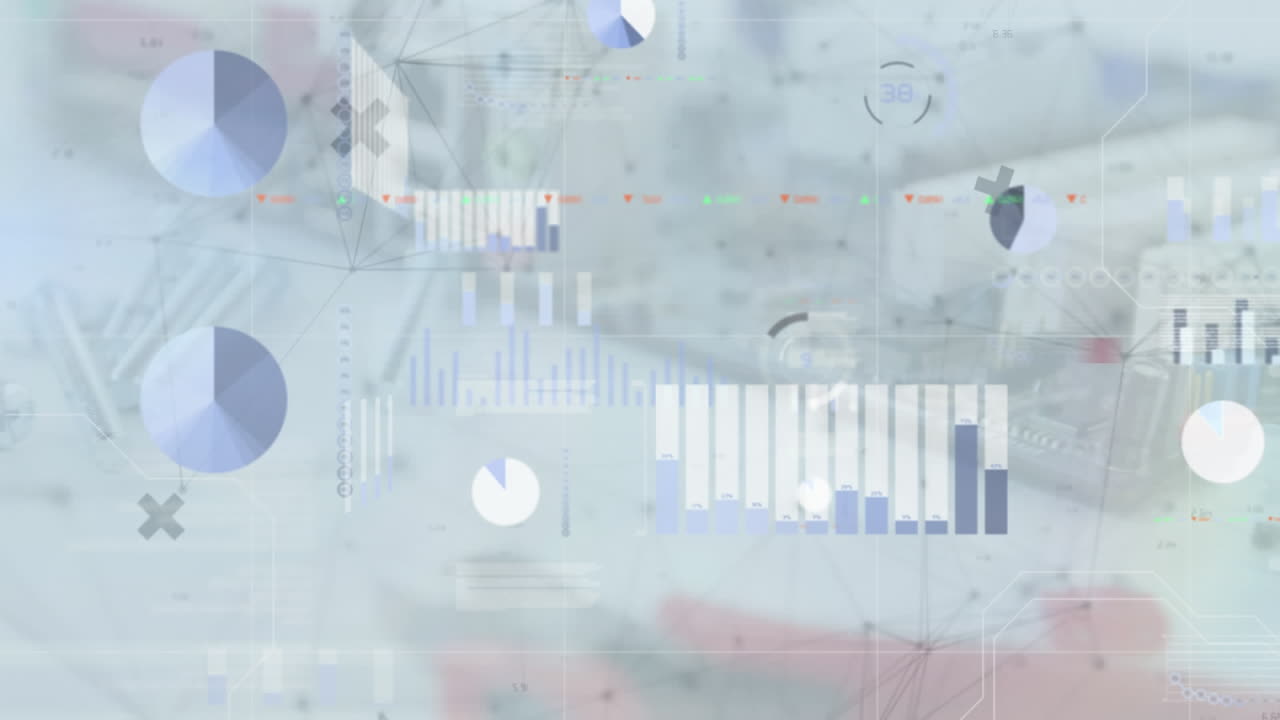 Animation of data processing over tools