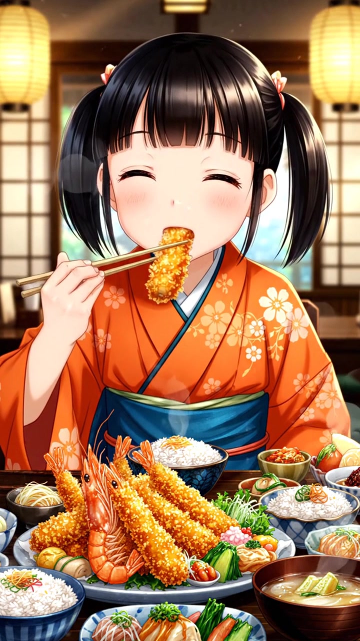 芸者と浮世絵風のおいしい豚骨ラーメンの有名なランドマークが書かれた