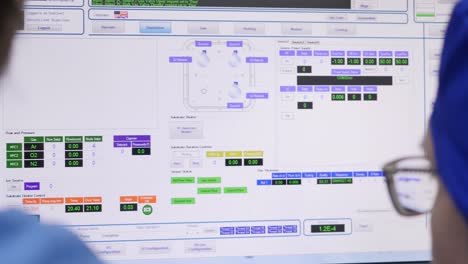 monitoring industrial vacuum deposition process