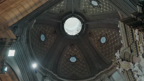 ornate dome ceiling interior of a church