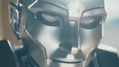 el robot observa su entorno, escaneando el entorno con sus sensores avanzados y analizando varios elementos