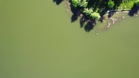 Muddy-Sludge-Slime-Looking-Lake-Flyover