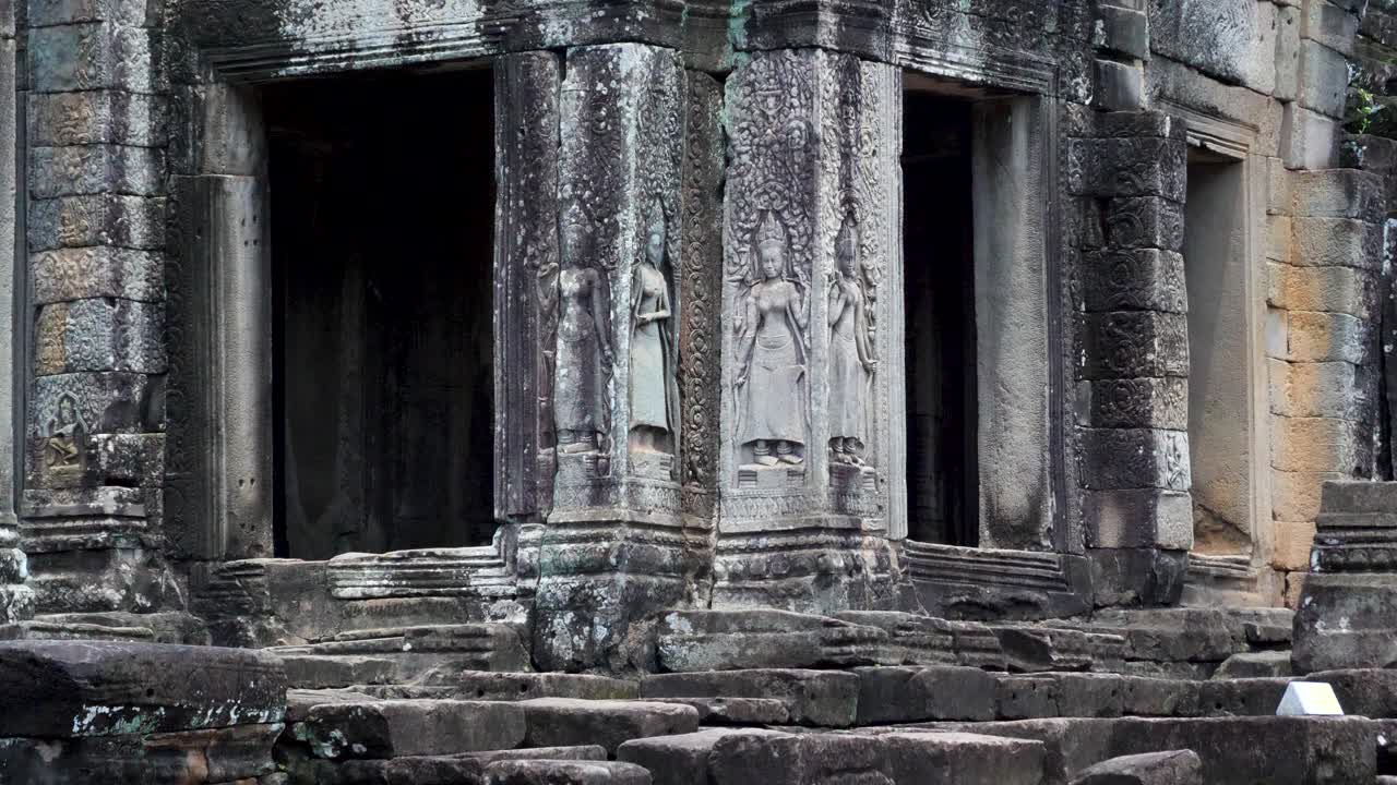 Ta Prohm's ancient beauty and mystery evoke a serene, timeless atmosphere