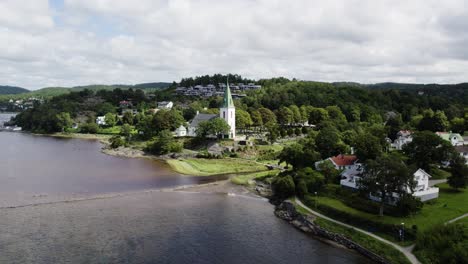 Ljungs-Kyrka-Church-In-Ljungskile,-Bohuslan,-Sweden