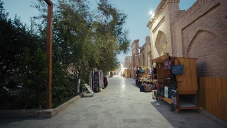 night market in central asia