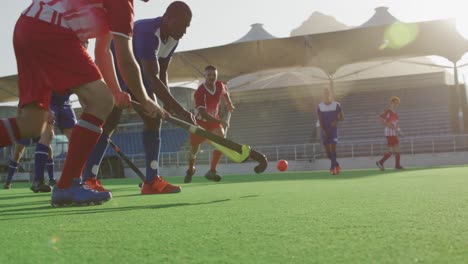 Hockey-players-during-a-match