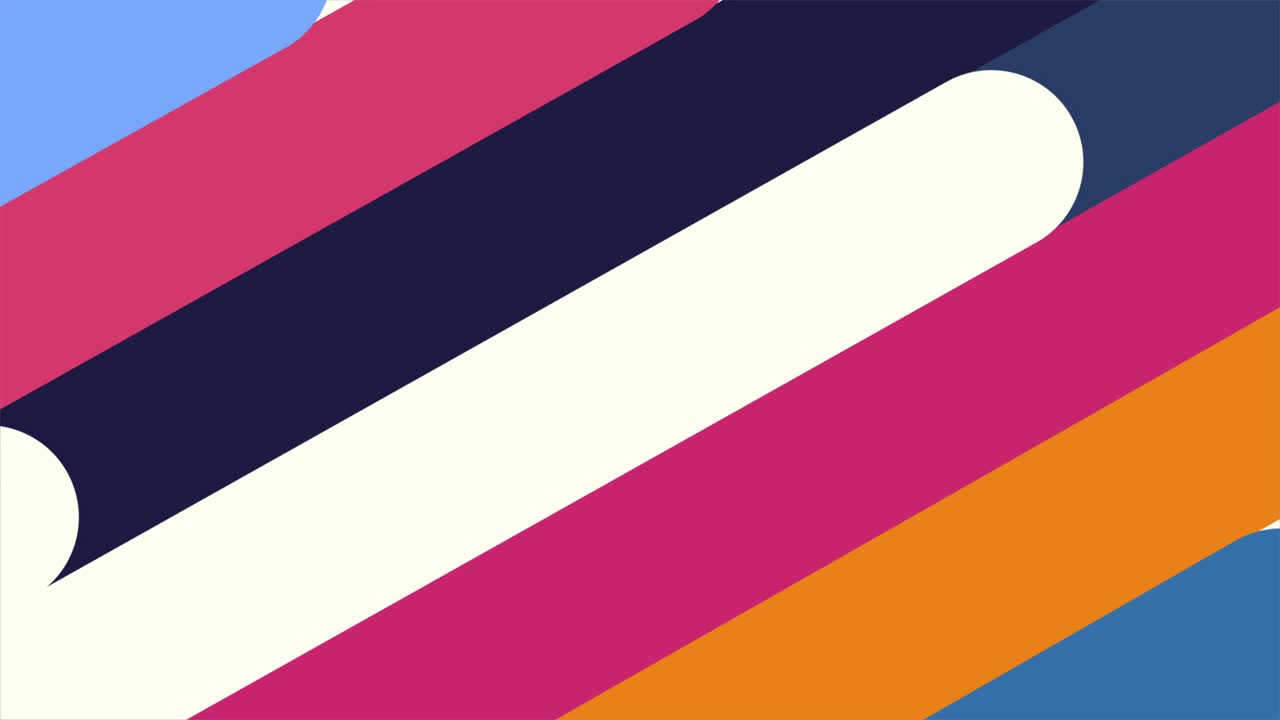 fondo transición de formas coloridas redondeadas, animación abstracta de 4k