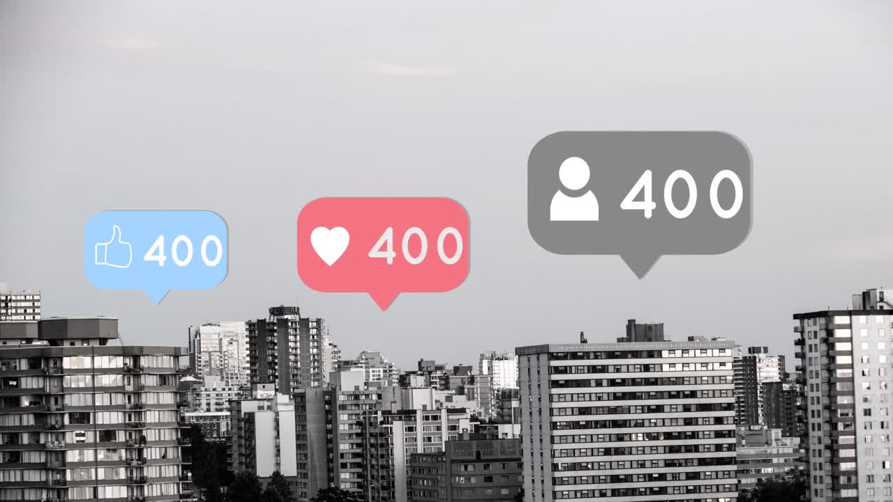 좋아함과 마음이 증가하는 도시 4k