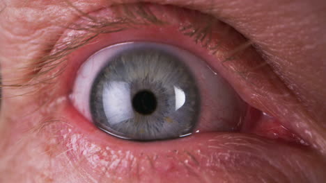 primer plano de un ojo humano