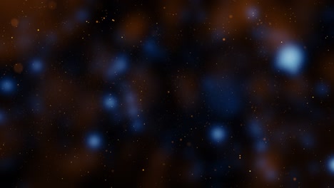 partículas de polvo abstracto luz bokeh títulos de movimiento bucle de fondo cinematográfico