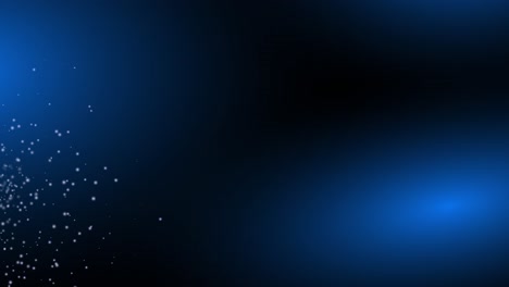 abstract motion blue background shining blue stars and shiny particles to be played in 4k loop that is shining and shimmering with glitter particles with bokeh waves depicting falling stars