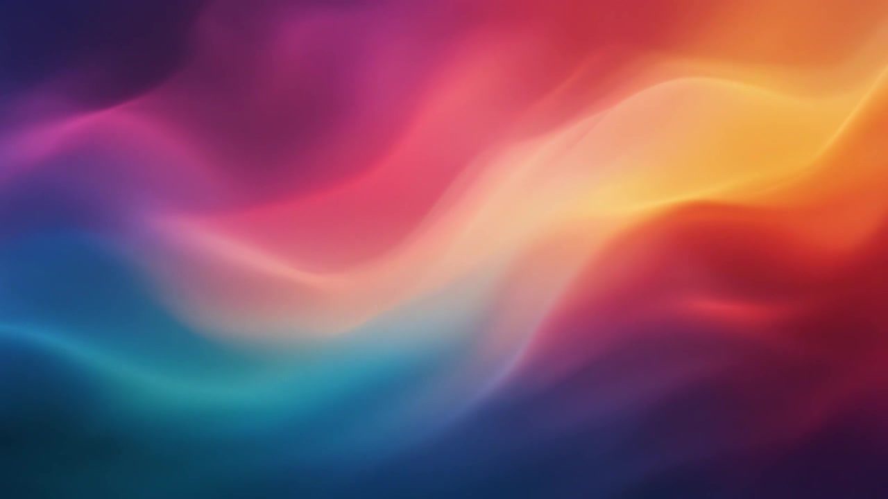 Abstract Background with Flowing Colorful Liquid Waves