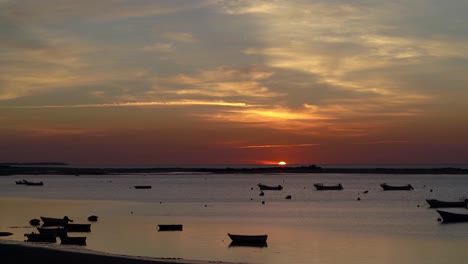 sun raise, algarve, cacela, ria formosa, nascer do sol sobre a ria
