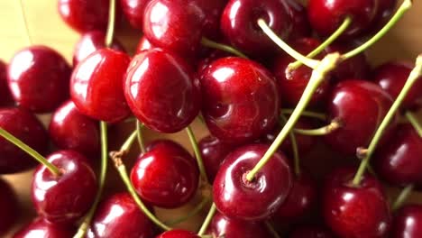 cherry background rotates. fruit background