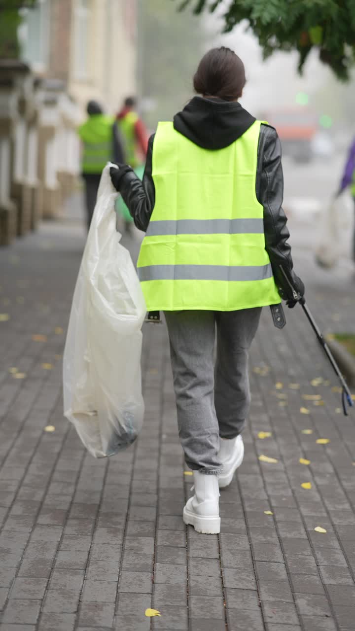 voluntarios de limpieza de calles