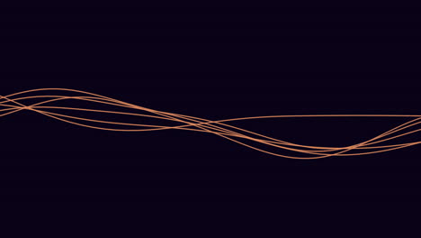 dynamic energy vibrant orange lines on a black canvas