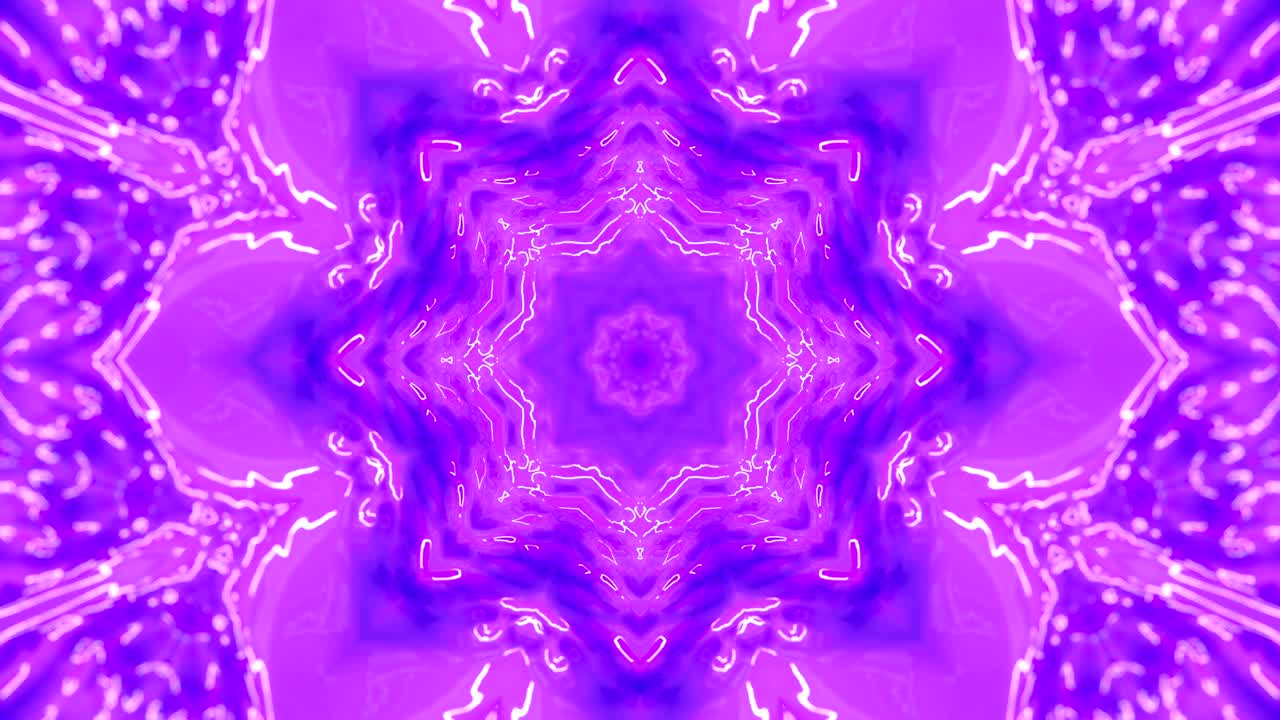 el colorido fondo de vídeo caleidoscópico.