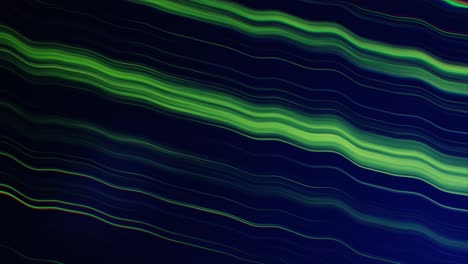 abstract green and blue wave pattern