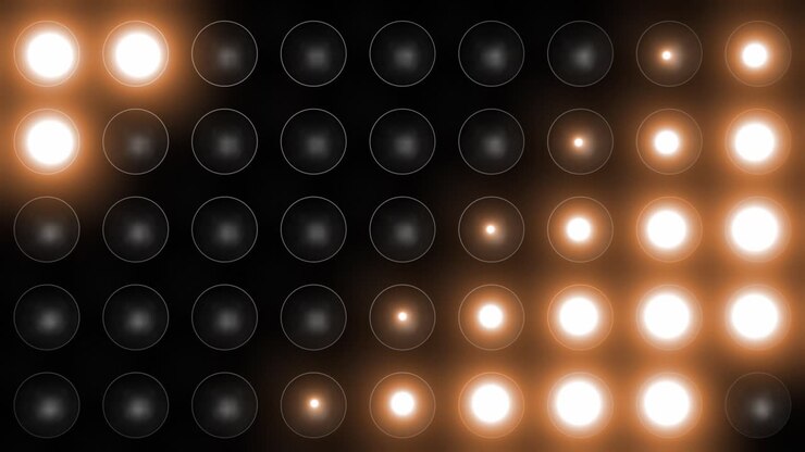 patrón de iluminación del escenario