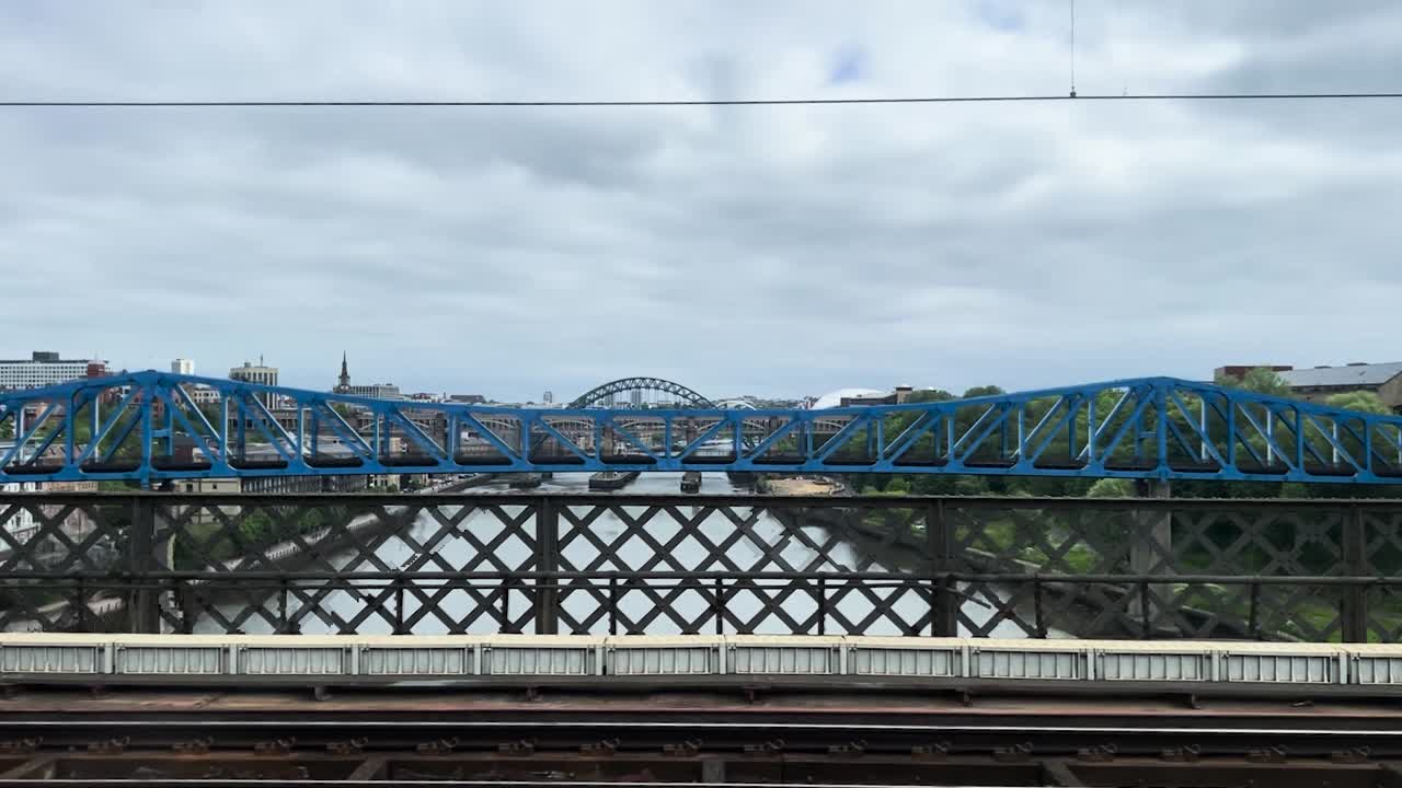 Train Window View Manchester City
