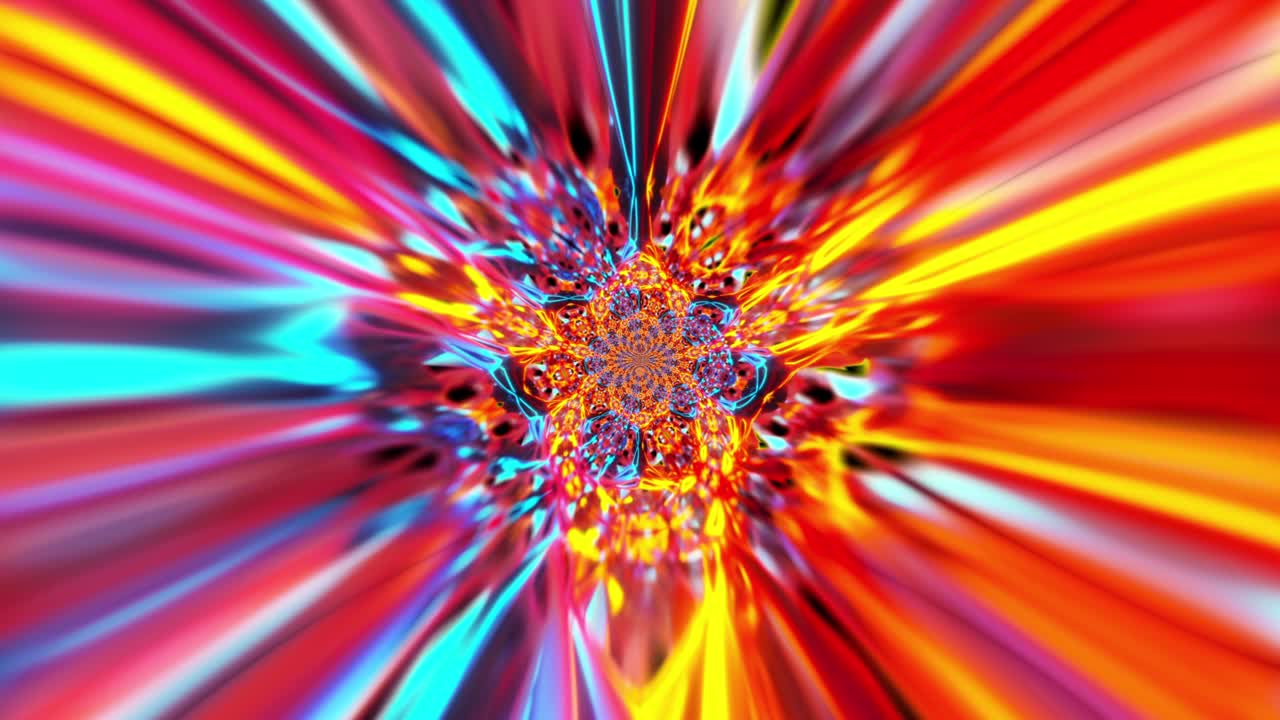 el colorido túnel de kaleida