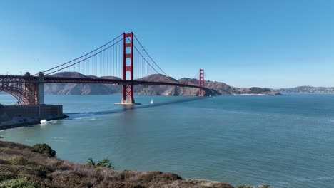 Puente-Golden-Gate-En-San-Francisco-En-California,-Estados-Unidos