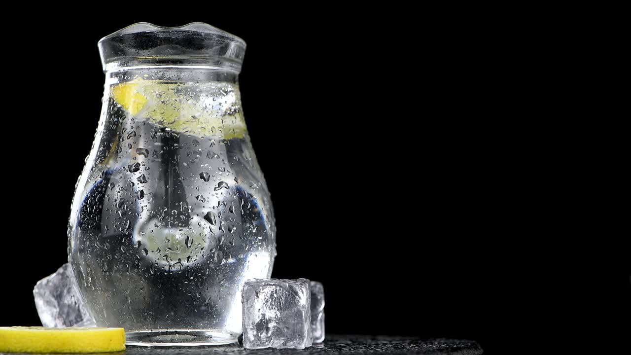 agua con gas (imágenes en bucle sin interrupción; 4k)