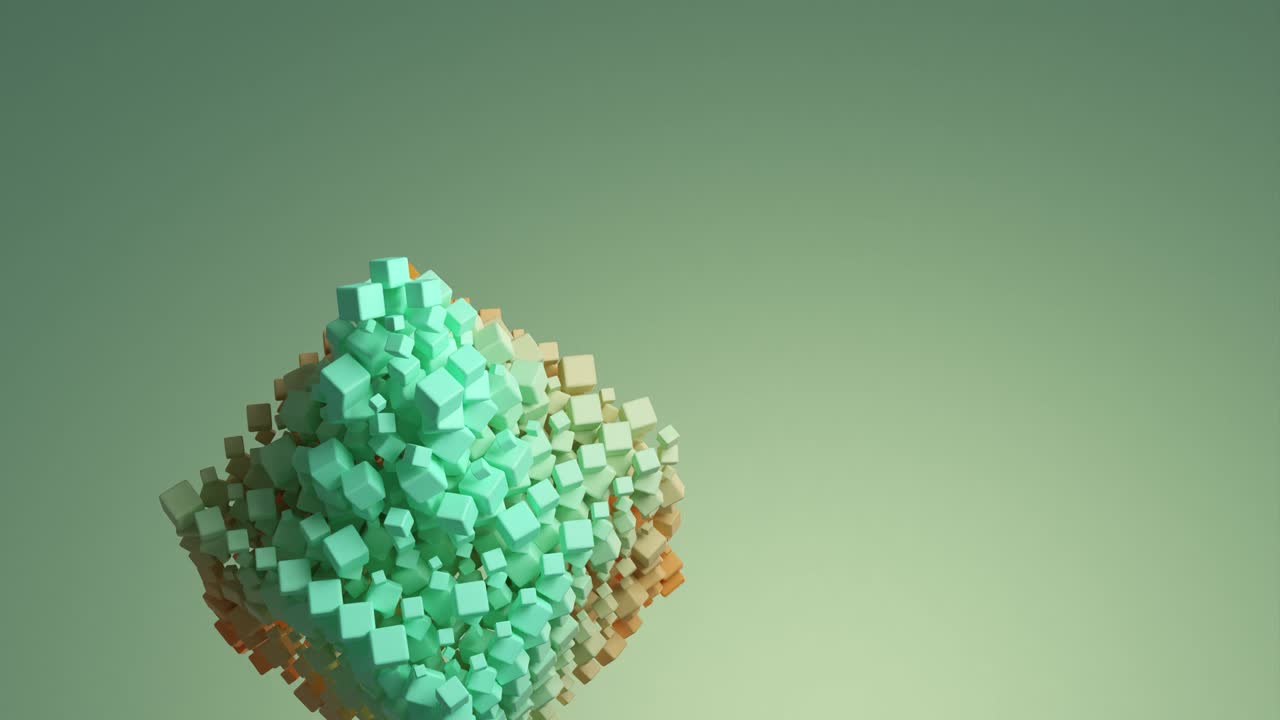 visualización en 3d de una estructura matemática