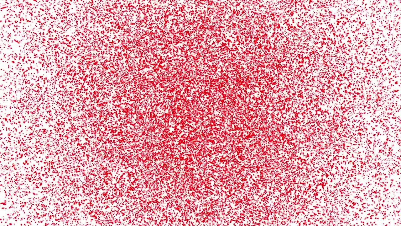 idea de concepto 4k bandera de japón de polvo rojo a símbolo de bandera de japón. círculo en el centro para su logotipo y texto. fondo gráfico de movimiento y animación. juntos somos fuertes.