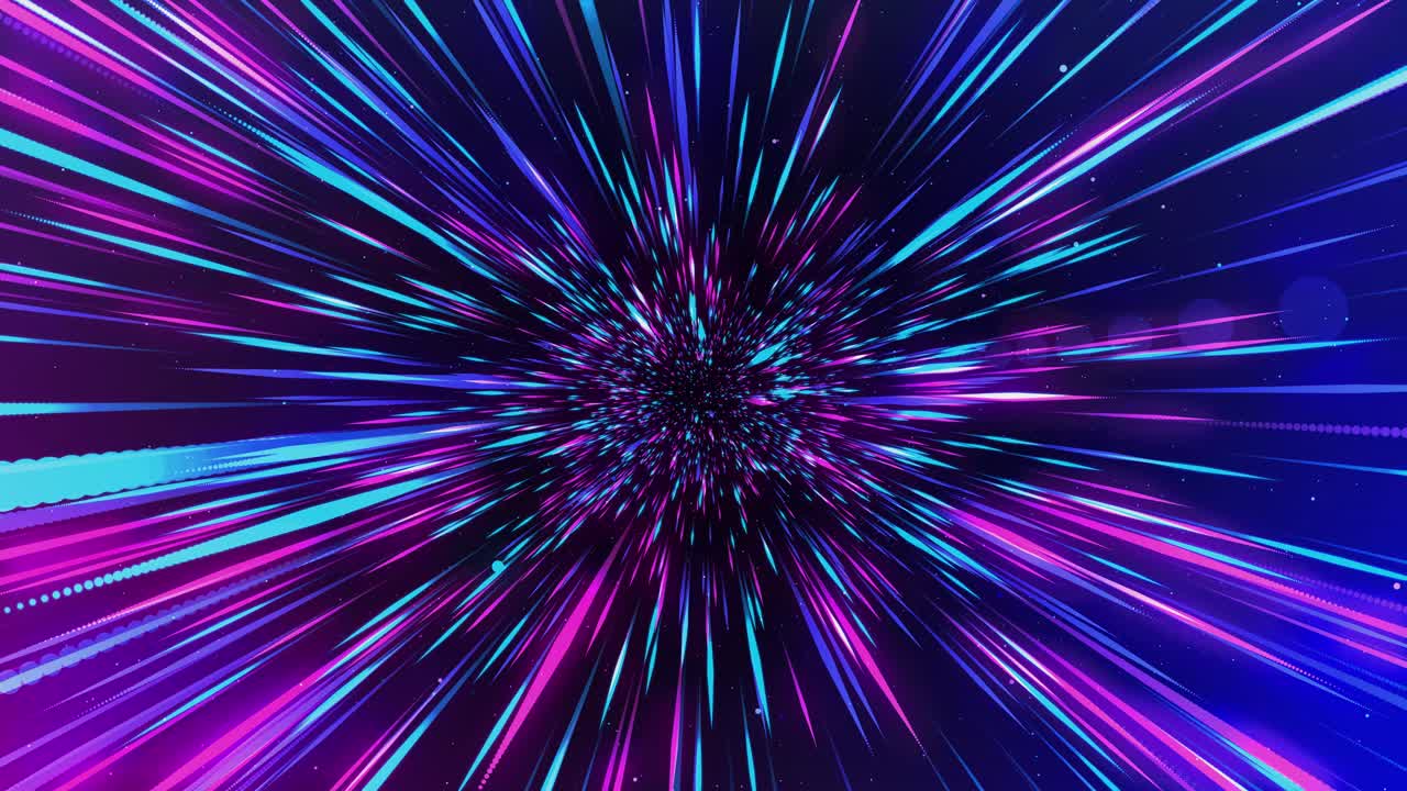 4k hyperdrive high speed flying lines light speed tunnel background scifi digital footage electric