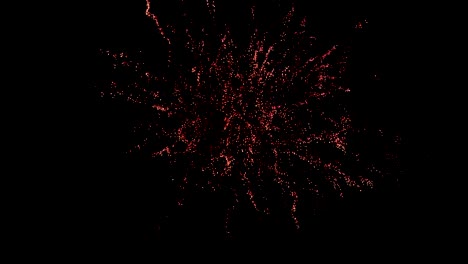 fuegos artificiales rojos 4k
