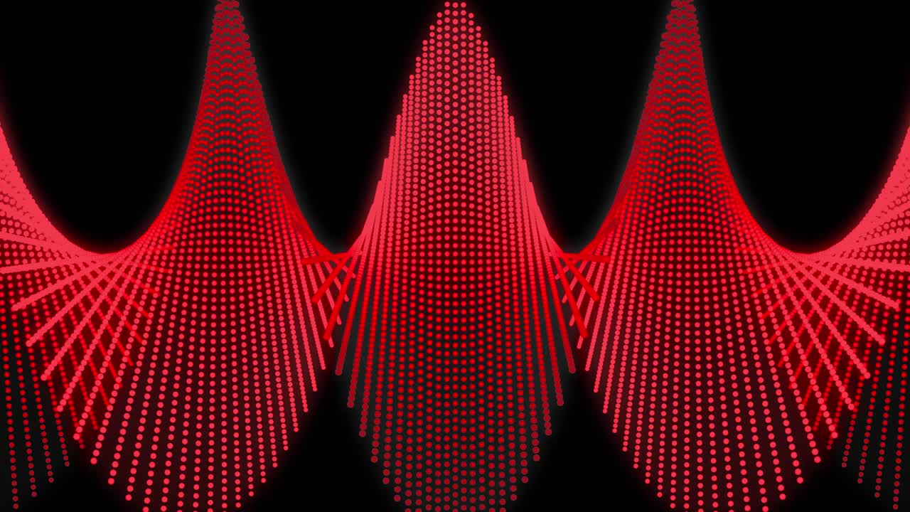 cambio de color del arco iris animación de patrón de forma de punto