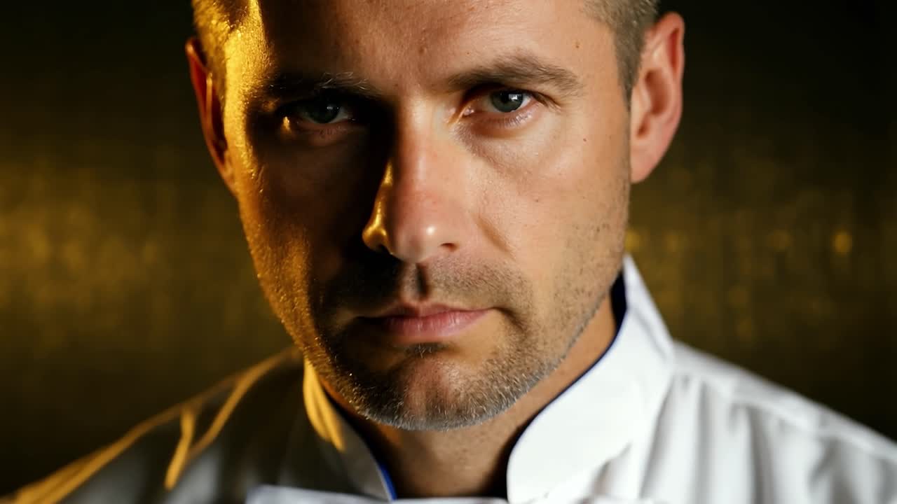 el retrato del chef.